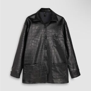 Cider COLLAR FAUX LEATHER BUTTON